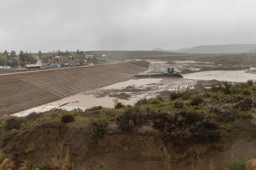 La obra del Reservorio 04 muestra un buen funcionamiento ante el fuerte temporal