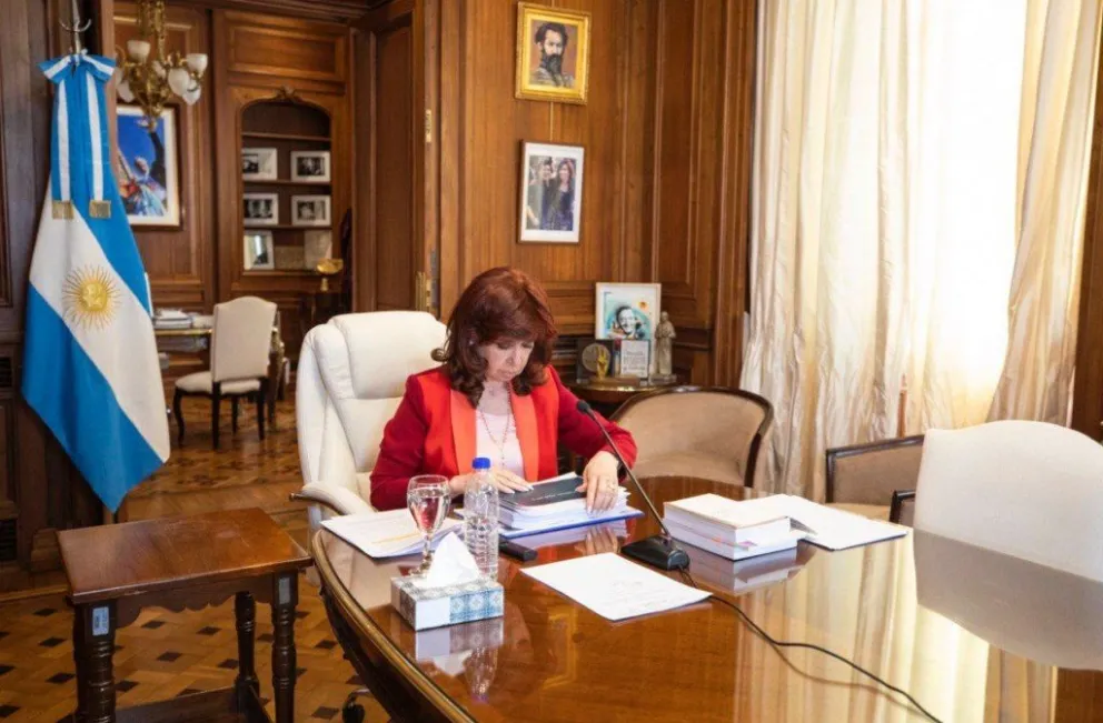 Cristina Kirchner: "Fuimos elegidos por el pueblo, así que no podemos ser nunca una asociación ilícita"