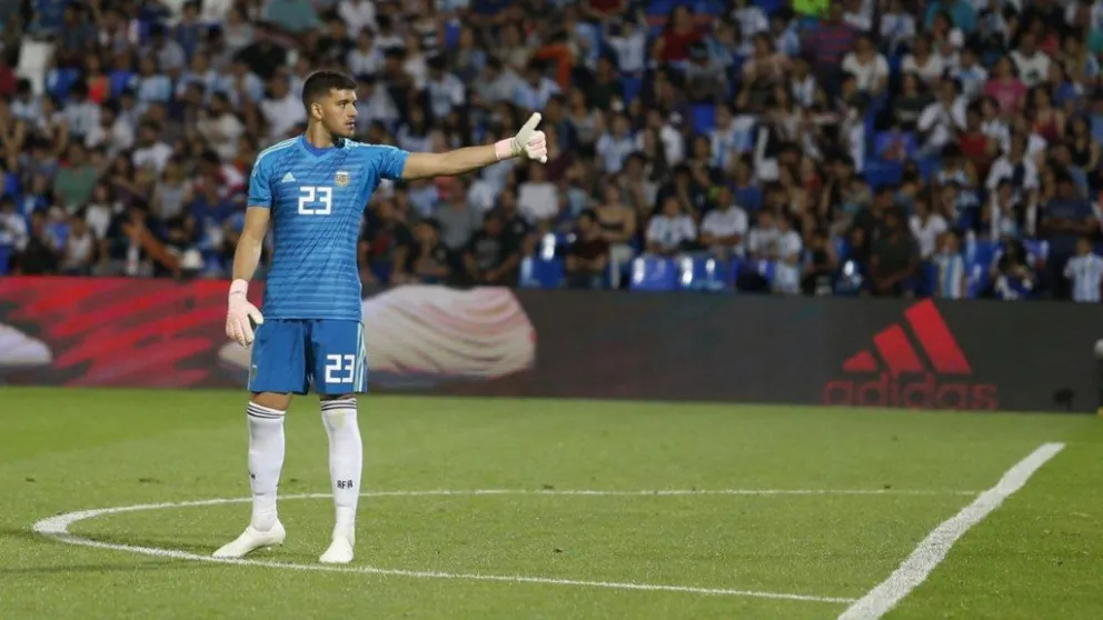Rulli será el arquero de la Selección argentina en el amistoso ante Honduras
