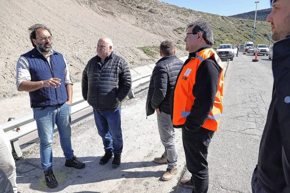 El intendente pidió a Vialidad Nacional que tome medidas urgentes respecto a la situación del cerro Chenque