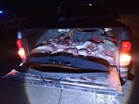 Sarmiento: llevaba carne de guanaco en su camioneta y un fusil y lo infraccionaron