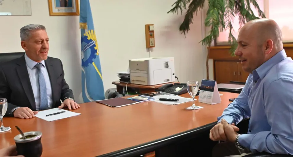 Arcioni mantuvo un encuentro con el vicegobernador Ricardo Sastre 