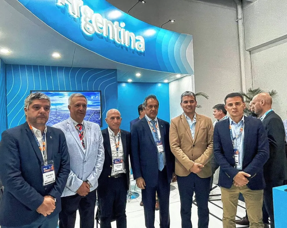 Chubut participó de la inauguración del stand argentino en la Feria “Gas & Oil 2022” en Río de Janeiro