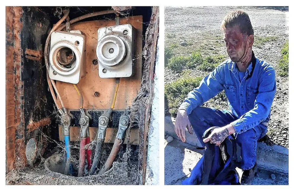 Hieren de “un fierrazo” en la cabeza a operario de la Cooperativa Eléctrica que fue a anular una conexión clandestina