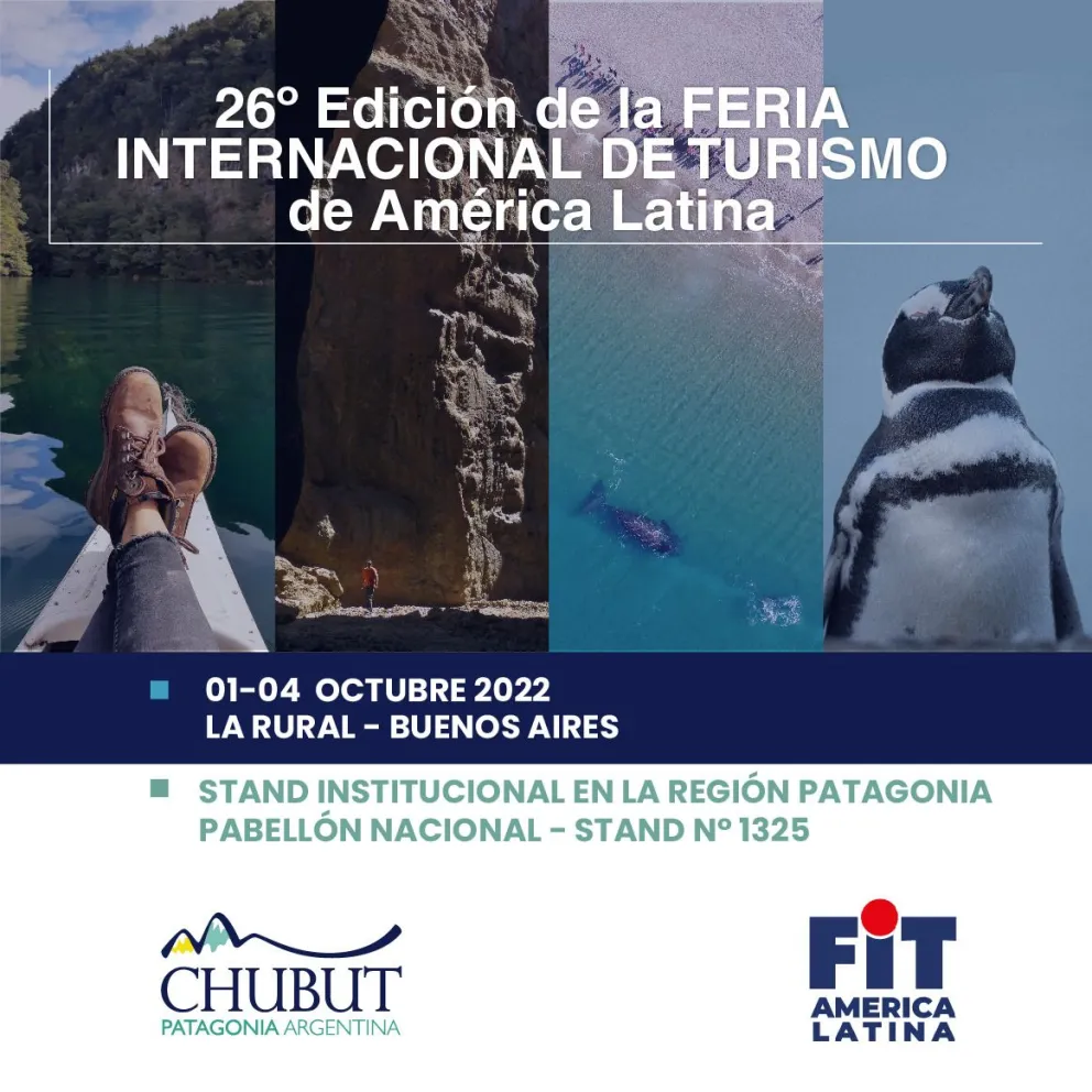 Chubut se promociona en la Feria Internacional de Turismo en Buenos Aires