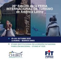 Chubut se promociona en la Feria Internacional de Turismo en Buenos Aires