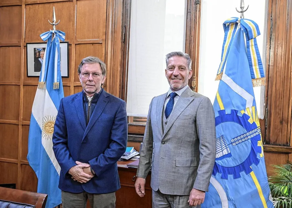 Arcioni se reunió con el Secretario de Agricultura, Ganadería y Pesca de la Nación