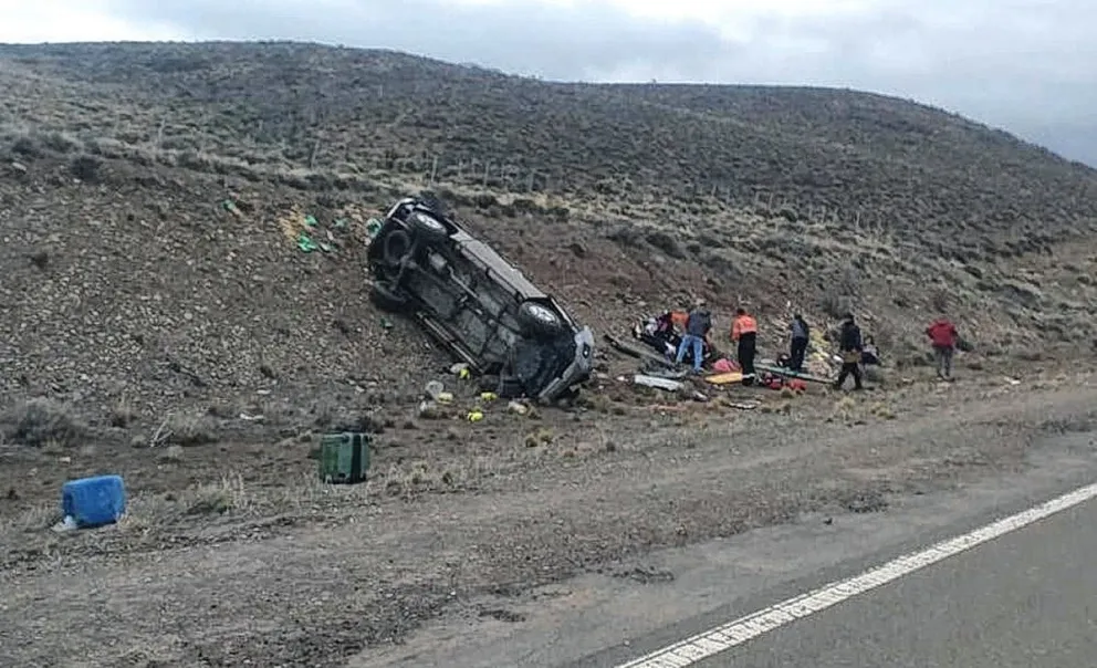 Grave accidente involucró a familia comodorense en viaje hacia Chile