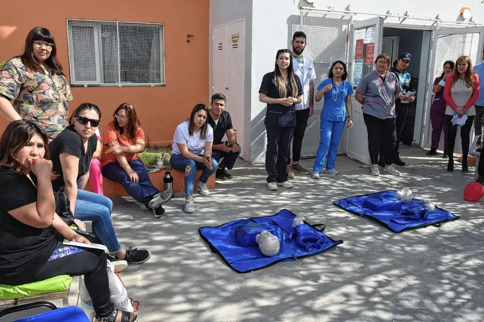 Realizaron una jornada por el Día Mundial del Corazón en el CAPS del barrio Presidente Ortiz