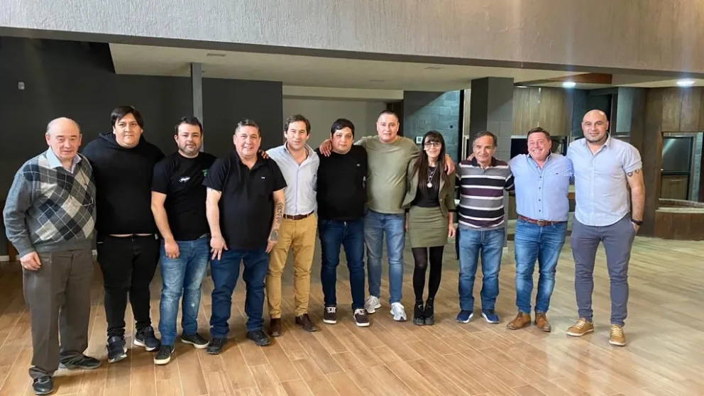 Luque se reunió con referentes gremiales