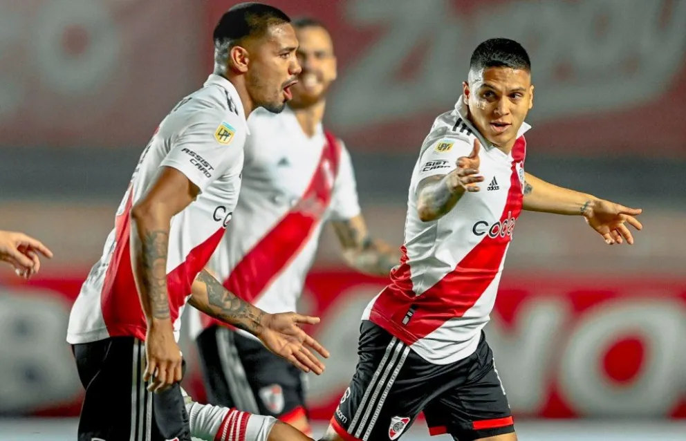 River goleó a Argentinos Juniors y sueña con clasificar a la Copa Libertadores