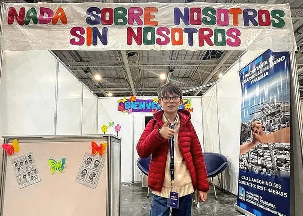 Ian, el niño influencer que concientiza sobre el autismo estuvo en Comodoro