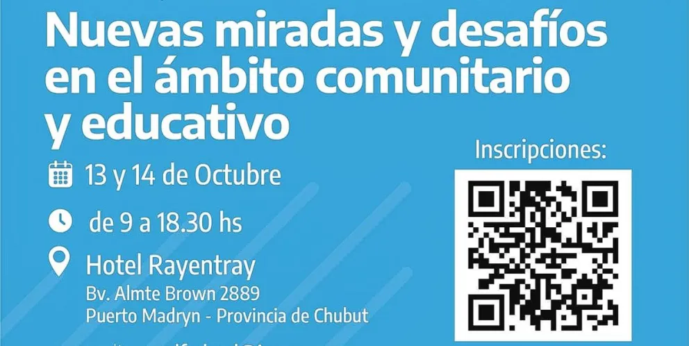 Chubut será sede del 2° Encuentro Regional de Centros Comunitarios y Formación Escolar