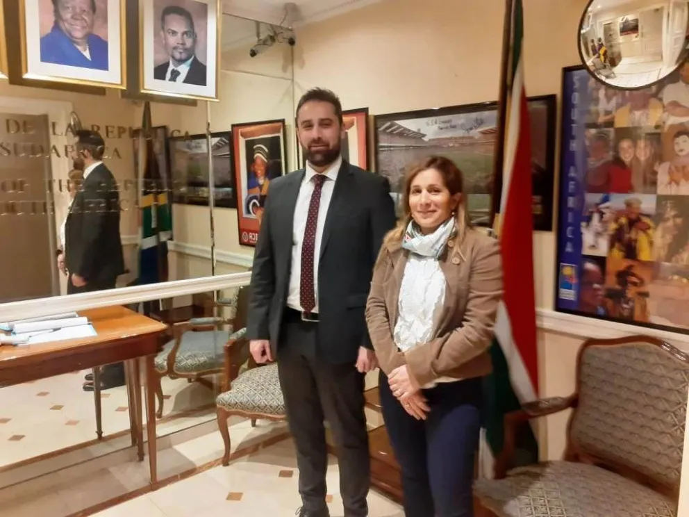 Chubut promueve vinculación Institucional y comercial con Sudáfrica