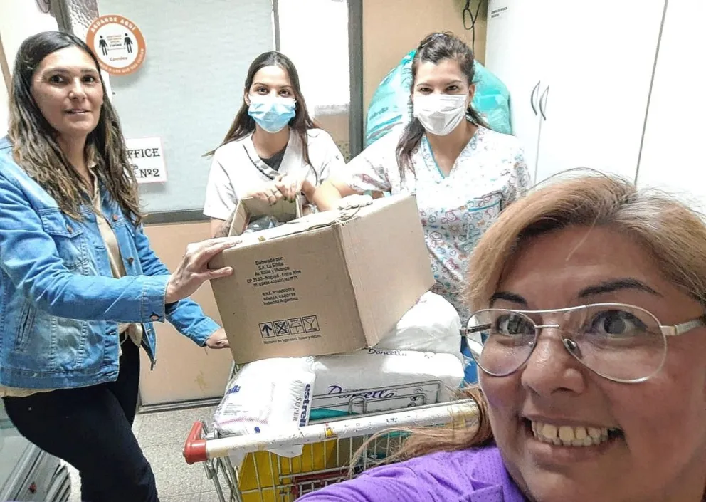 Entregaron las donaciones para Pediatría luego de la colecta realizada por el Jardín 408