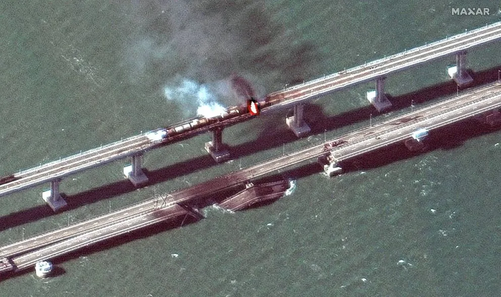 Putin acusa a Ucrania del ataque al puente de Crimea y lo califica de terrorista