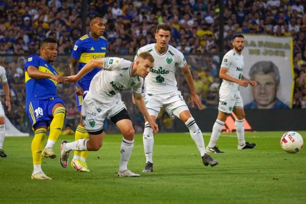 Boca visita a Sarmiento en busca de reafirmar su liderazgo en la Liga Profesional