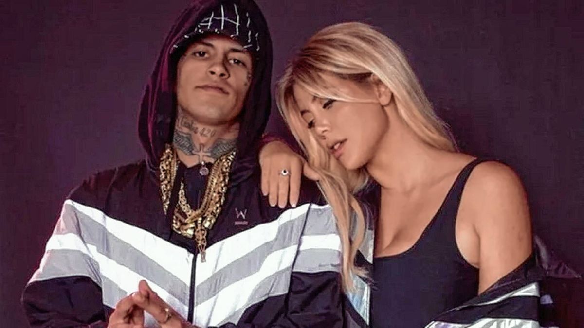 L-Gante compartió un adelanto del video que grabó junto a Wanda Nara