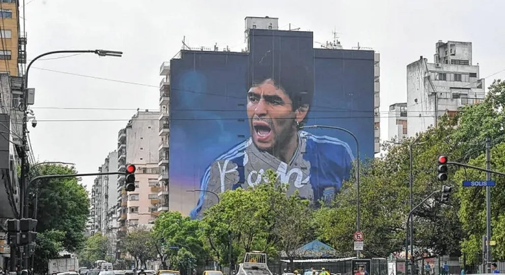Maradona tendrá el mural más grande del mundo en CABA