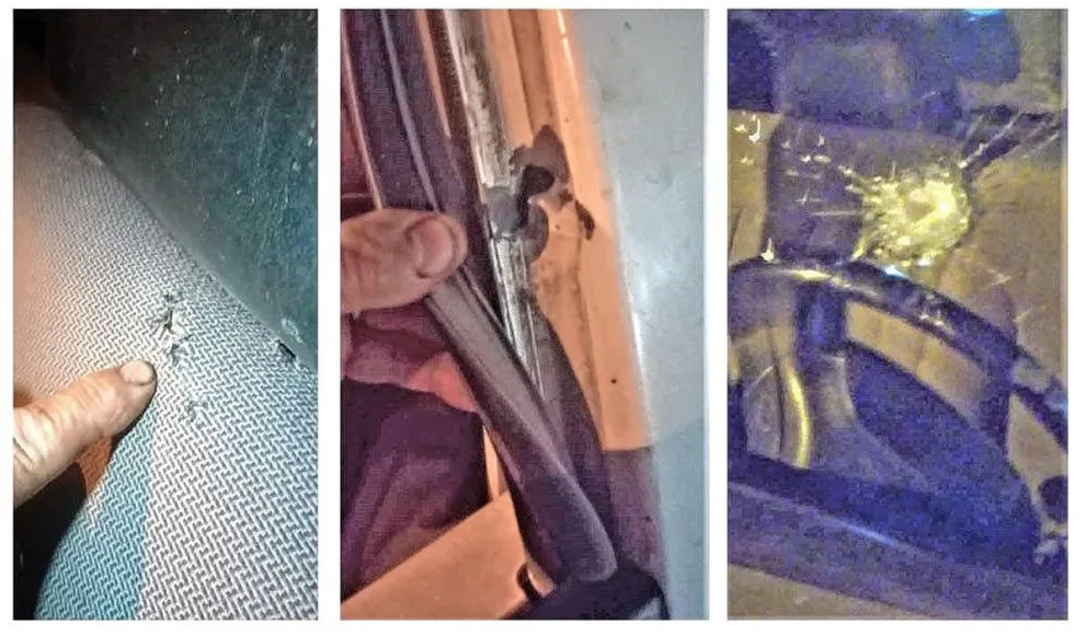 Atacaron a tiros la camioneta de un ruralista en la ruta 3 y una bala le rozó el cuello a su acompañante