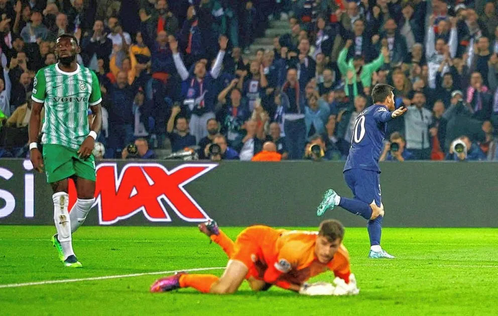 Video: el show de Messi en la goleada del PSG sobre el Maccabi Haifa