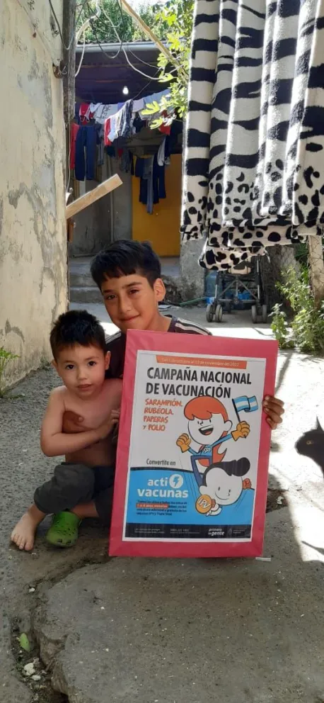 Salud inició un trabajo en terreno de vacunación contra Sarampión, Rubéola, Paperas y Poliomielitis
