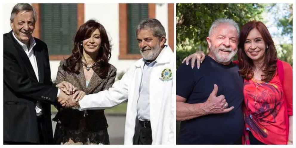 Alberto Fernández y Cristina Kirchner celebraron la victoria de Lula da Silva en Brasil