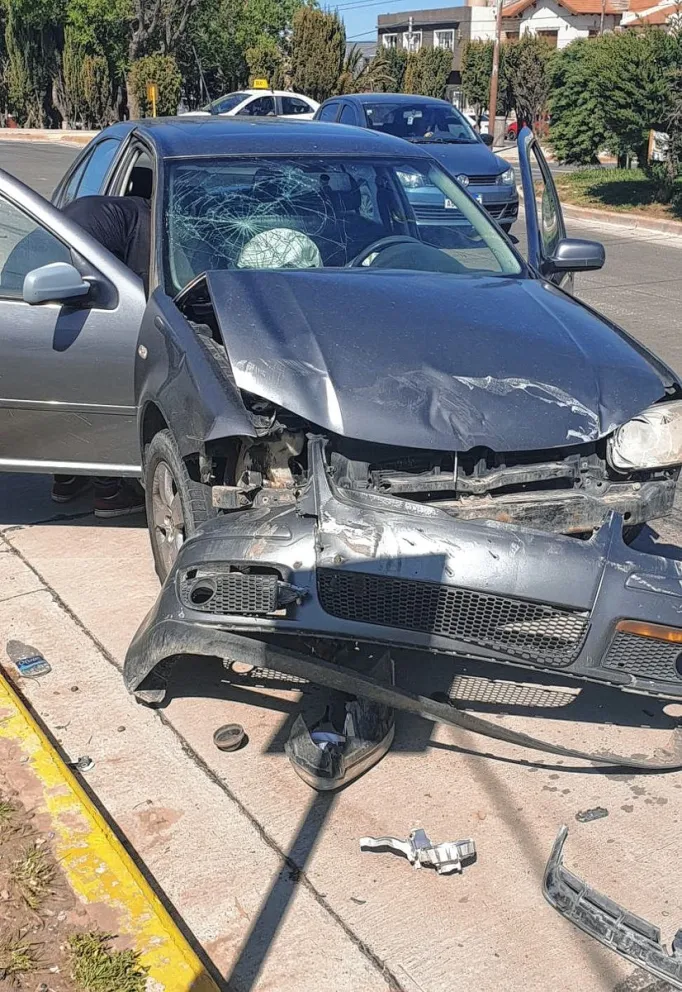 Un hombre fue trasladado al hospital tras un accidente en el centro