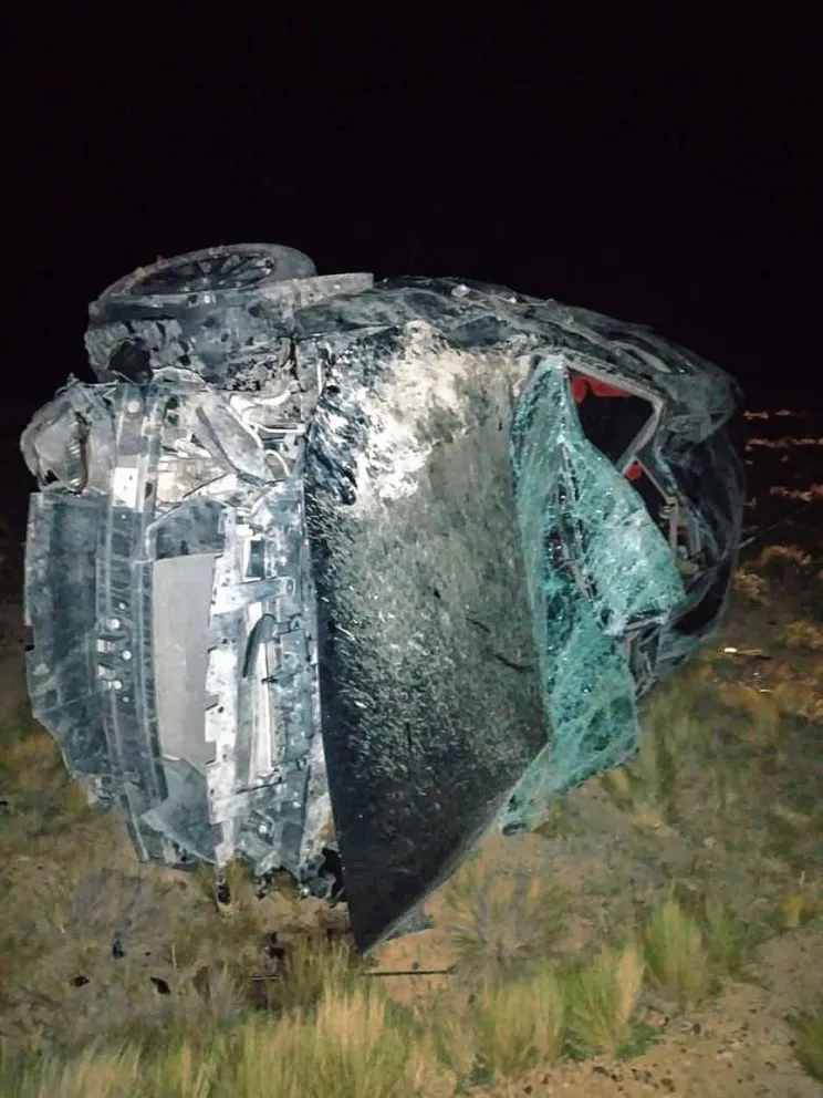 Comodorense sufrió fractura en un brazo tras vuelco en la ruta 281