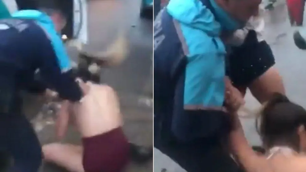 Video: brutal agresión policial a una joven a la salida de un boliche en Mar del Plata