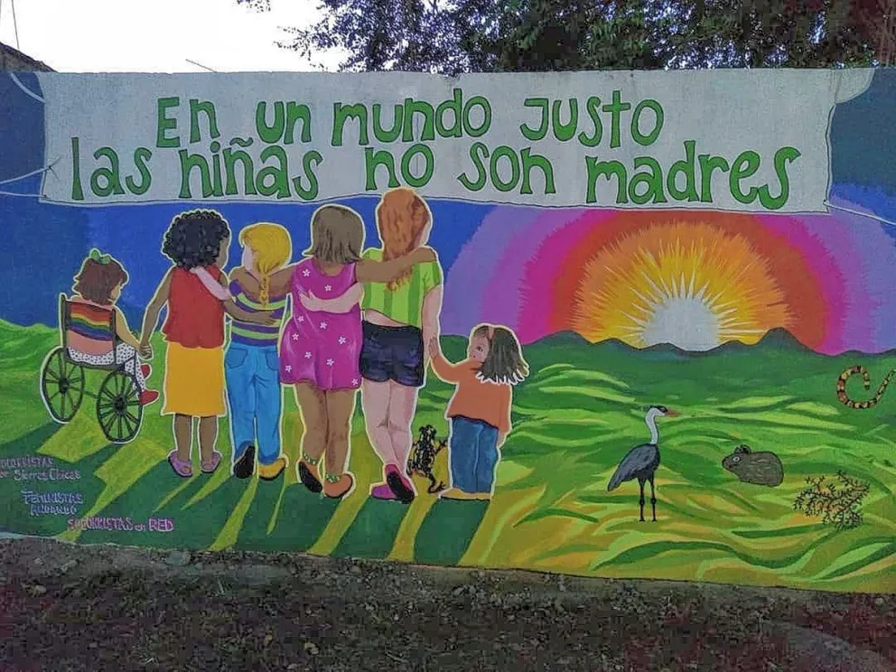Invitan a pintar un mural para concientizar sobre el cuidado de niñas y adolescentes