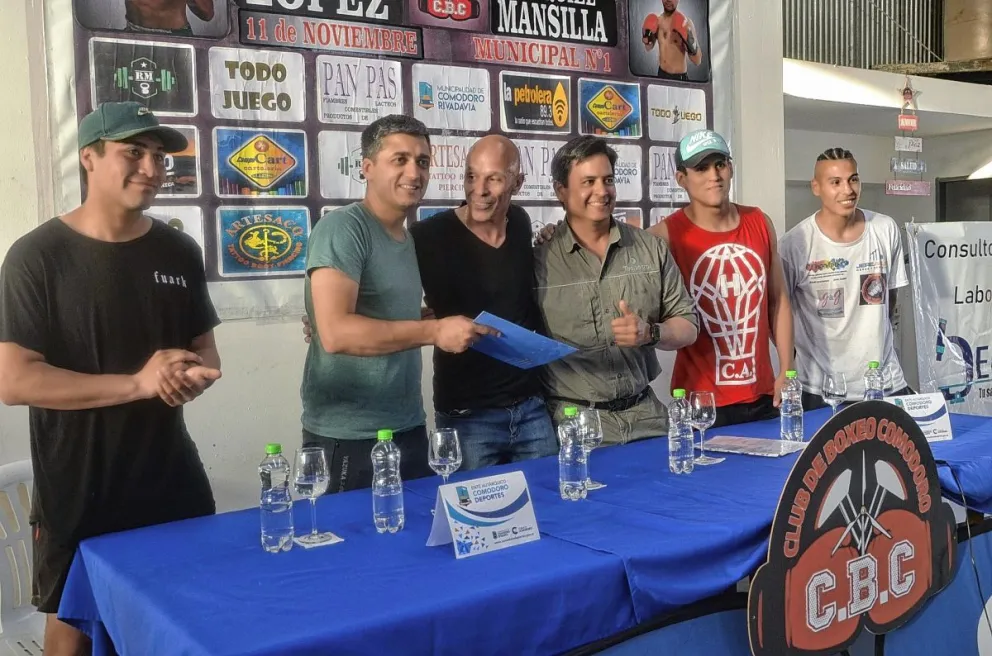 Boxeo: Presentaron la pelea profesional López frente a Mansilla