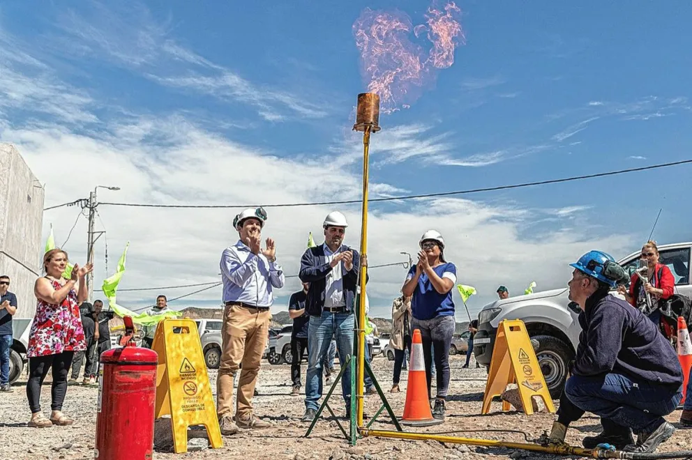 Inauguraron la red de gas para más de 120 familias en René Favaloro