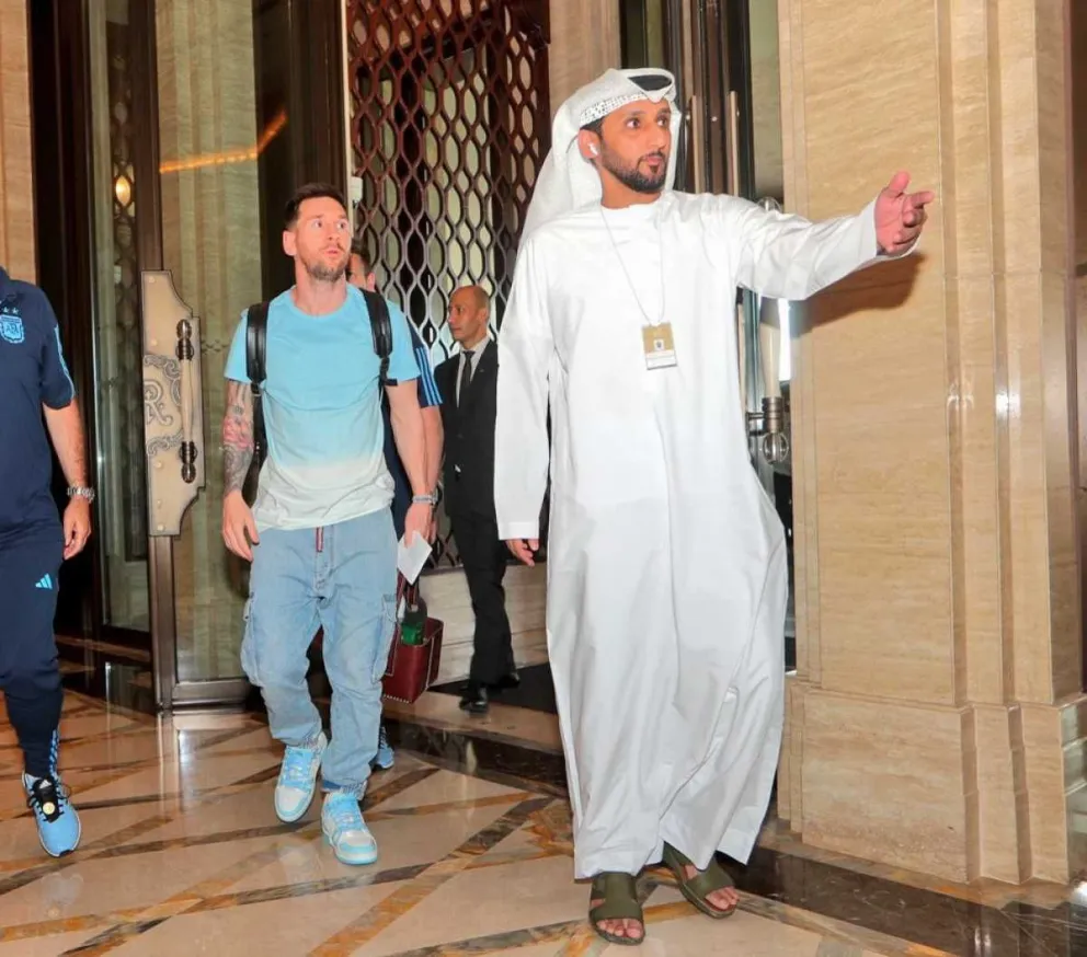 Messi ya está en Qatar y se sumó a la Selección argentina