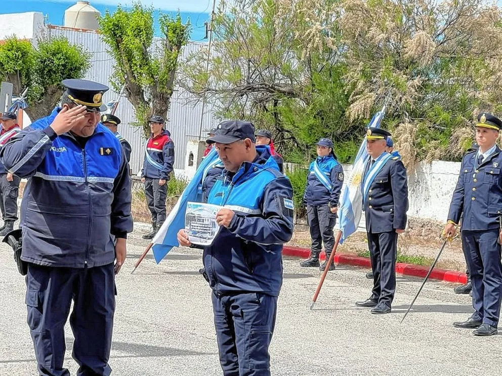 Se realizó en Puerto Deseado un acto por el nuevo aniversario de la policía de Santa Cruz