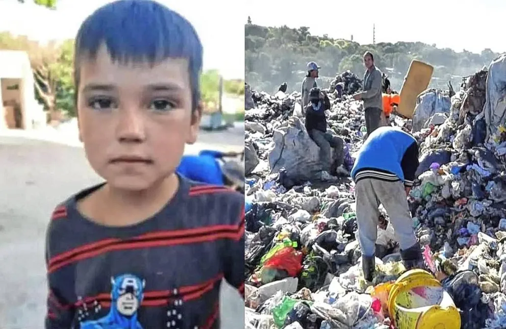 Paraná: un niño de ocho años buscaba comida en un basural y murió atropellado por un camión recolector