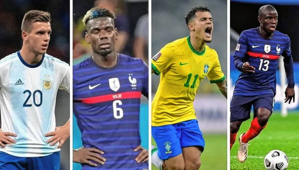De estrellas a estrellados: las figuras que se pierden el Mundial de Qatar 2022
