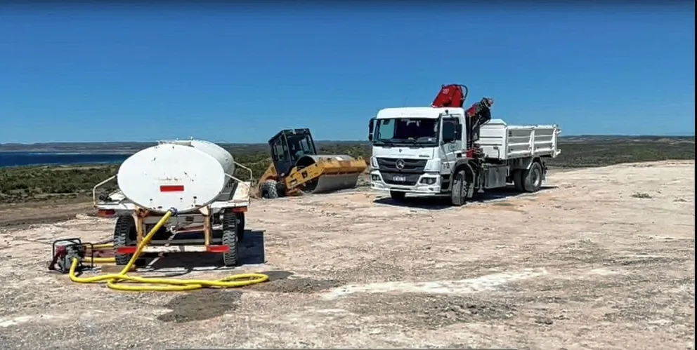 Avanzan con la obra del interconectado eléctrico Garayalde-Camarones