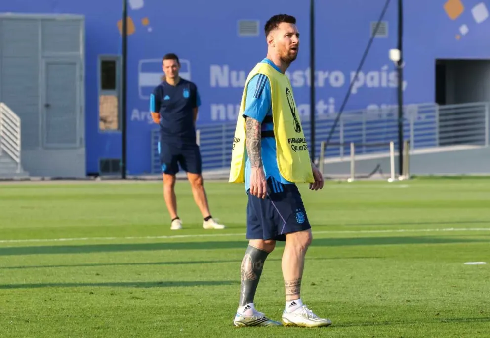 La Selección argentina volvió a los entrenamientos y prepara el partido contra México