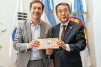 Luque mantendrá una intensa agenda de trabajo con el embajador de Corea del Sur