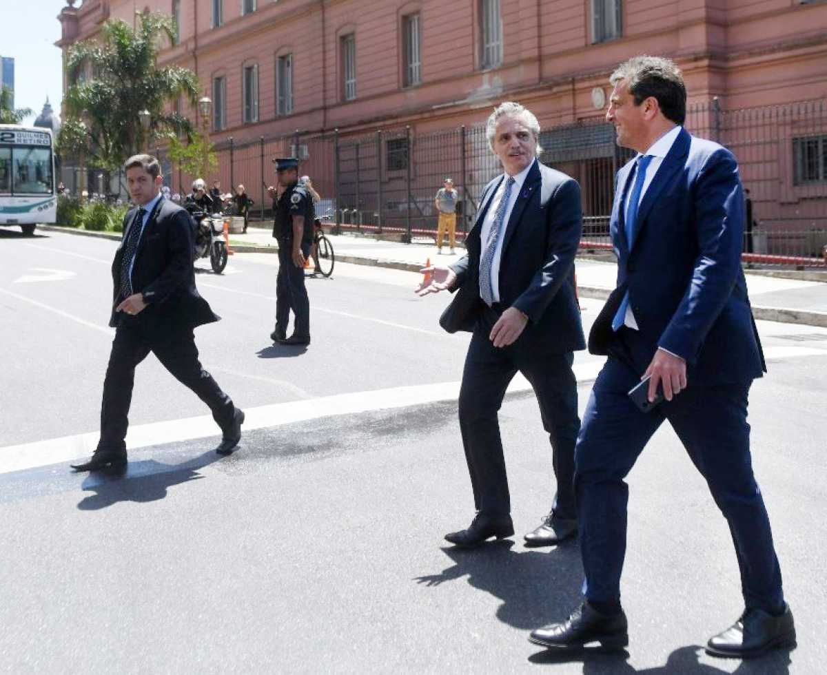 El presidente se reúne con Massa en medio de la tensión cambiaria