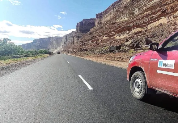 Precaución extrema al circular por la ruta nacional 25: hay derrumbes ...