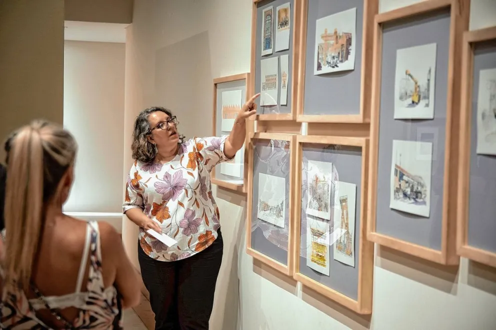 Paisajes de colección: Estepalia muestra su arte en Rada Tilly