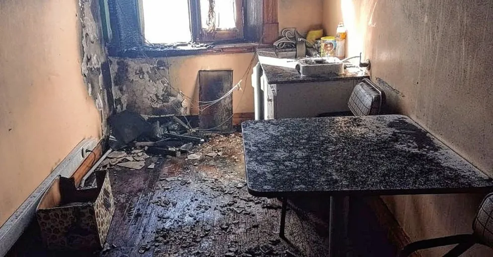 Se desató principio de incendio en la Estación de Ferrocarril de Deseado