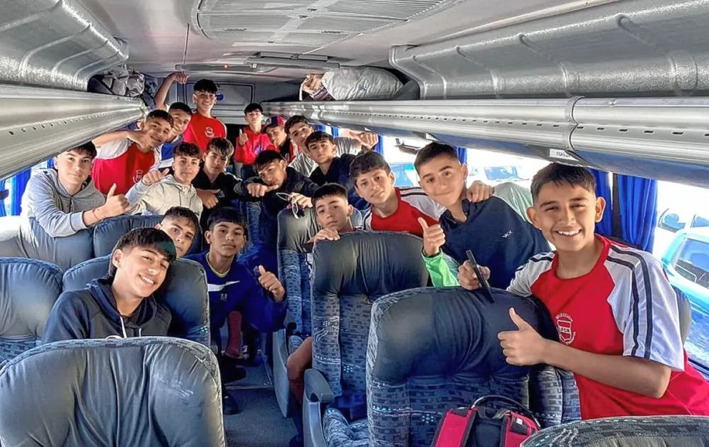 La selección Sub 13 de Comodoro partió al Nacional de Mendoza