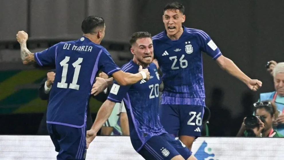 Video: así fue el golazo de Mac Allister que puso en ventaja a Argentina