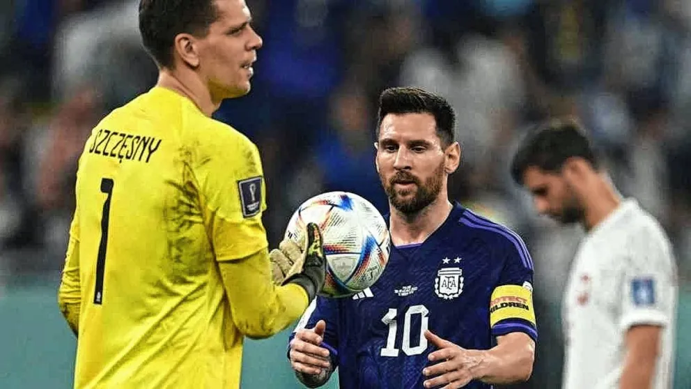 La insólita apuesta entre Messi y el arquero de Polonia en el penal