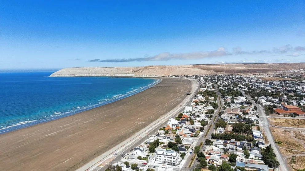 Rada Tilly: 77 nuevas cuadras de pavimento