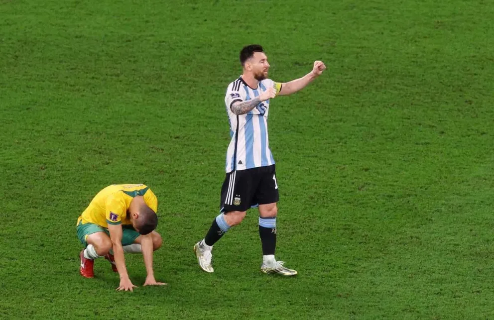 Messi: "Estoy feliz por la victoria y por dar un pasito más"