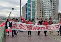 La Cruz Roja filial Comodoro Rivadavia organizó una caminata para celebrar un nuevo aniversario